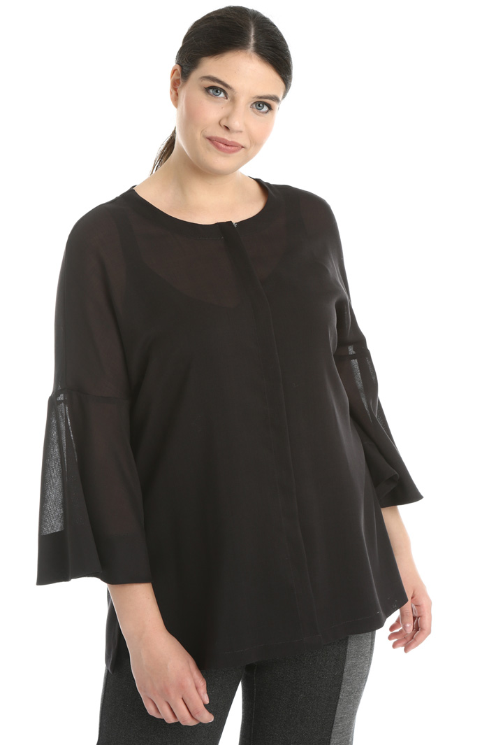 Camicia in garza di lana Fashion Market Camicia in garza di lana Fashion Market