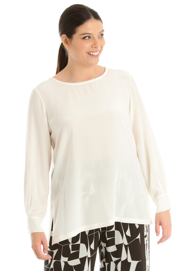 Blusa in pura seta Fashion Market Blusa in pura seta Fashion Market