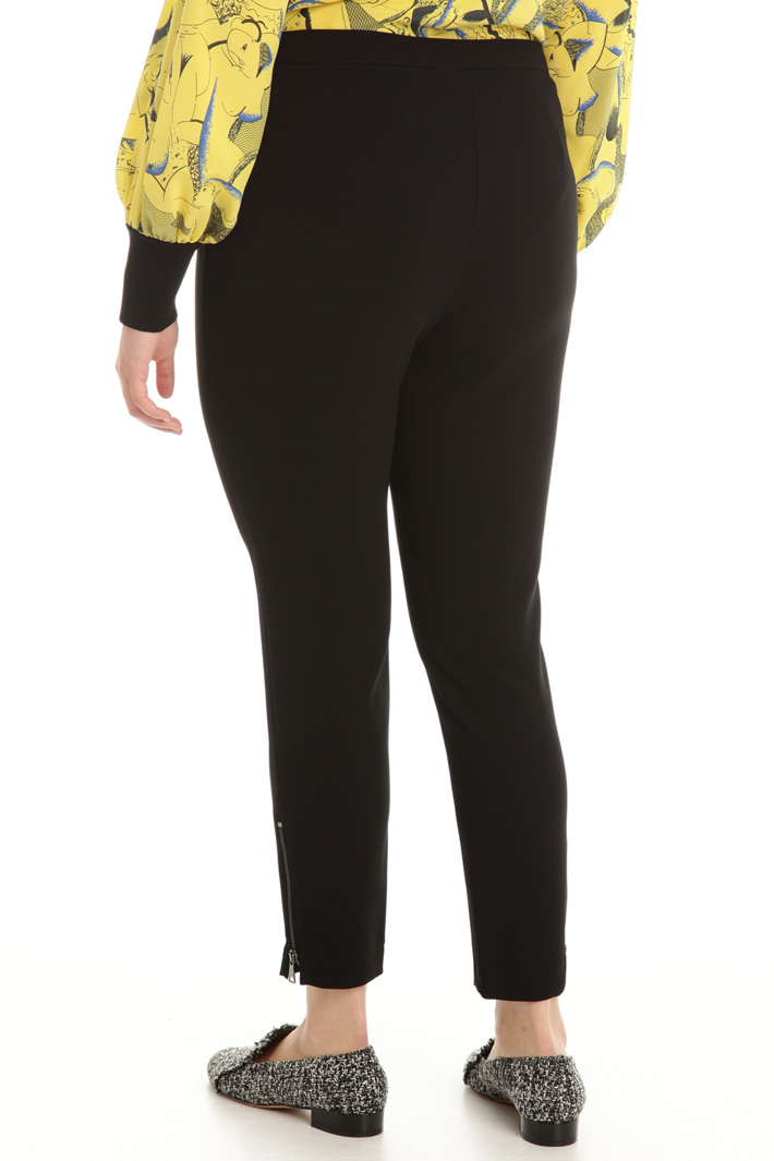 Pantaloni a sigaretta in cady Fashion Market Pantaloni a sigaretta in cady Fashion Market