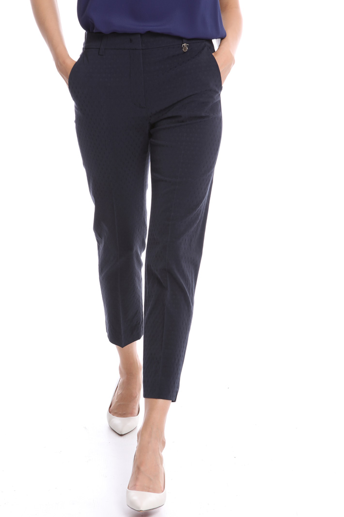 Pantaloni jacquard a sigaretta Fashion Market Pantaloni jacquard a sigaretta Fashion Market
