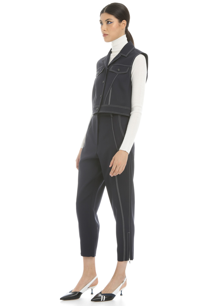 Gilet in gabardina stretch Fashion Market Gilet in gabardina stretch Fashion Market