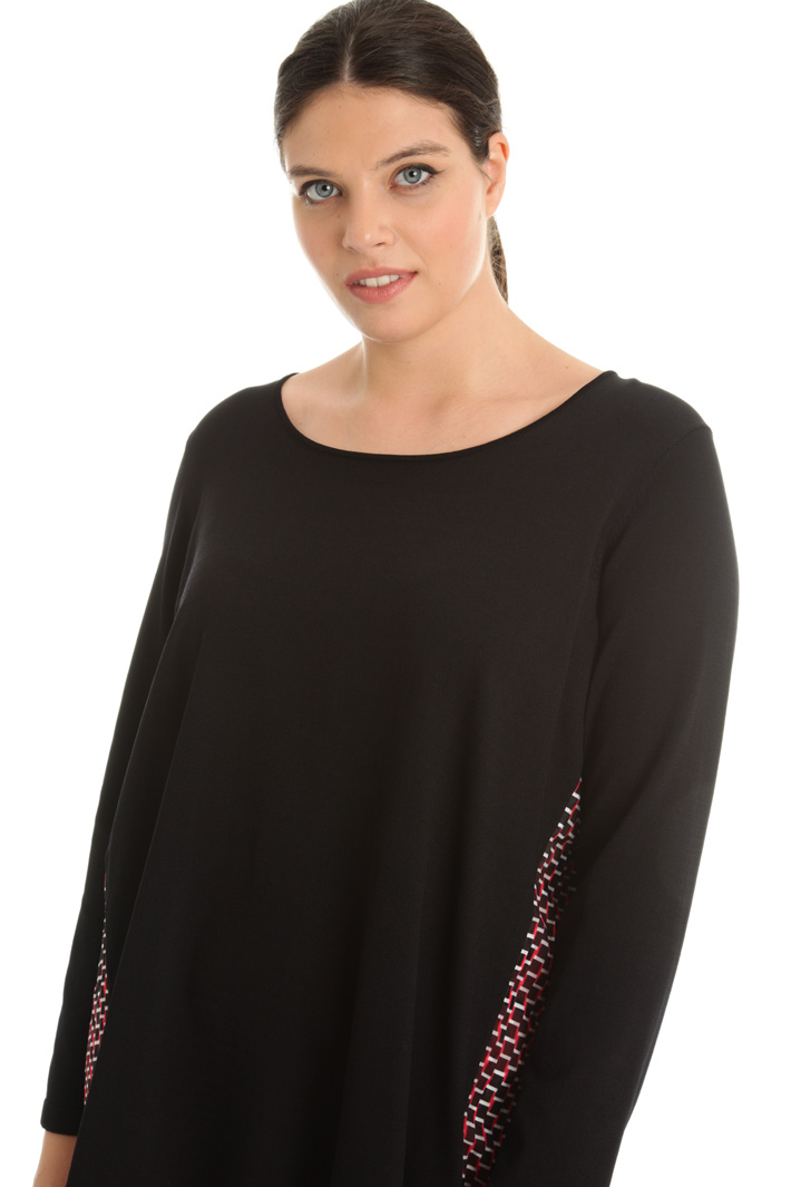Maglia con inserto plissé Fashion Market Maglia con inserto plissé Fashion Market