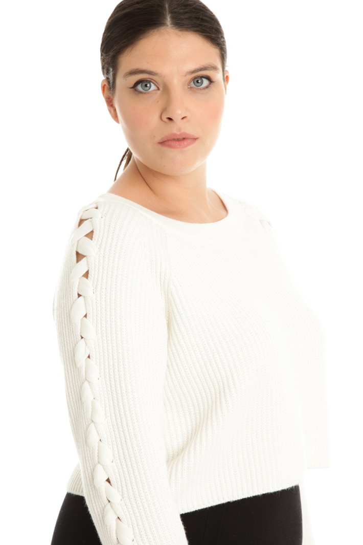Maglia cropped in misto lana Fashion Market Maglia cropped in misto lana Fashion Market
