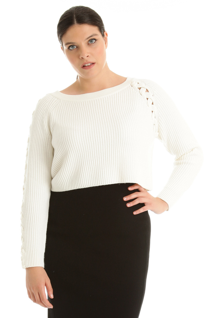 Maglia cropped in misto lana Fashion Market Maglia cropped in misto lana Fashion Market