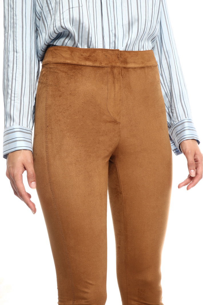 Pantaloni skinny effetto suede Fashion Market Pantaloni skinny effetto suede Fashion Market