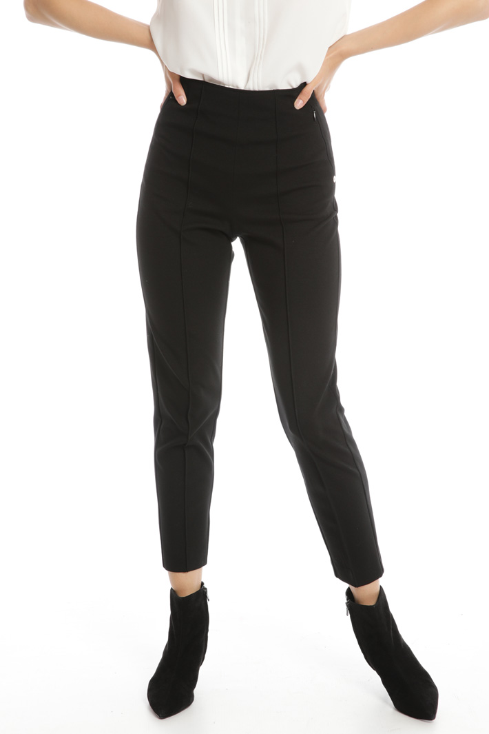 Pantaloni con pieghe cucite Fashion Market Pantaloni con pieghe cucite Fashion Market
