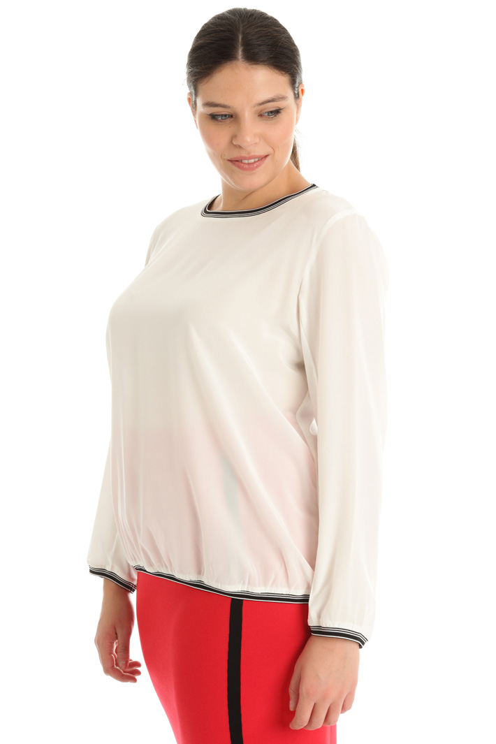 T-shirt in jersey e seta Fashion Market T-shirt in jersey e seta Fashion Market