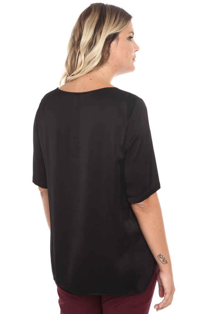 Casacca in satin fluido Fashion Market Casacca in satin fluido Fashion Market