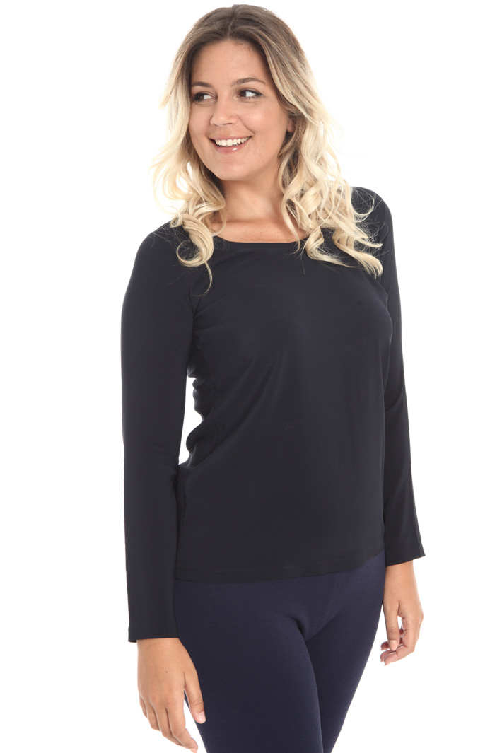 Casacca in georgette stretch Fashion Market Casacca in georgette stretch Fashion Market
