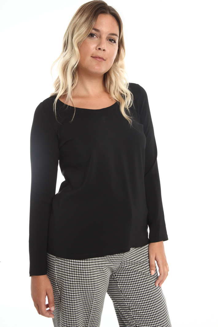 Casacca in georgette stretch Fashion Market Casacca in georgette stretch Fashion Market