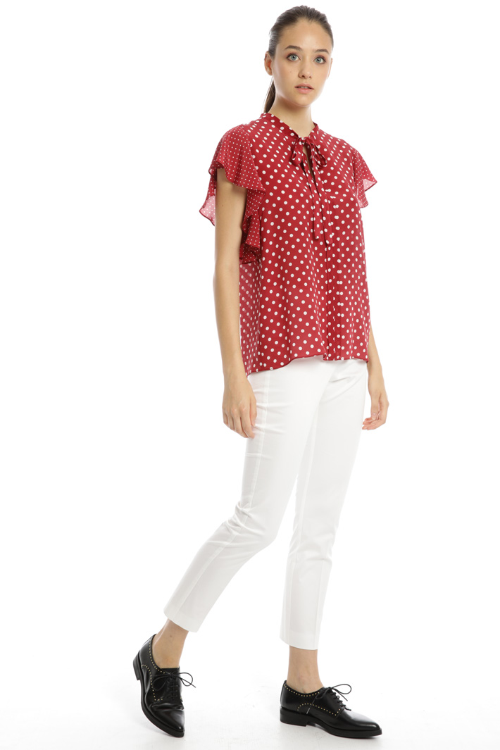 Top con maniche a volant Fashion Market Top con maniche a volant Fashion Market