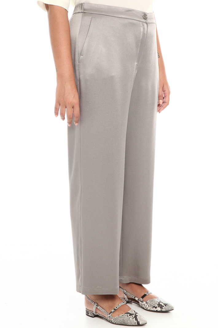 Pantaloni in raso sablé Fashion Market Pantaloni in raso sablé Fashion Market