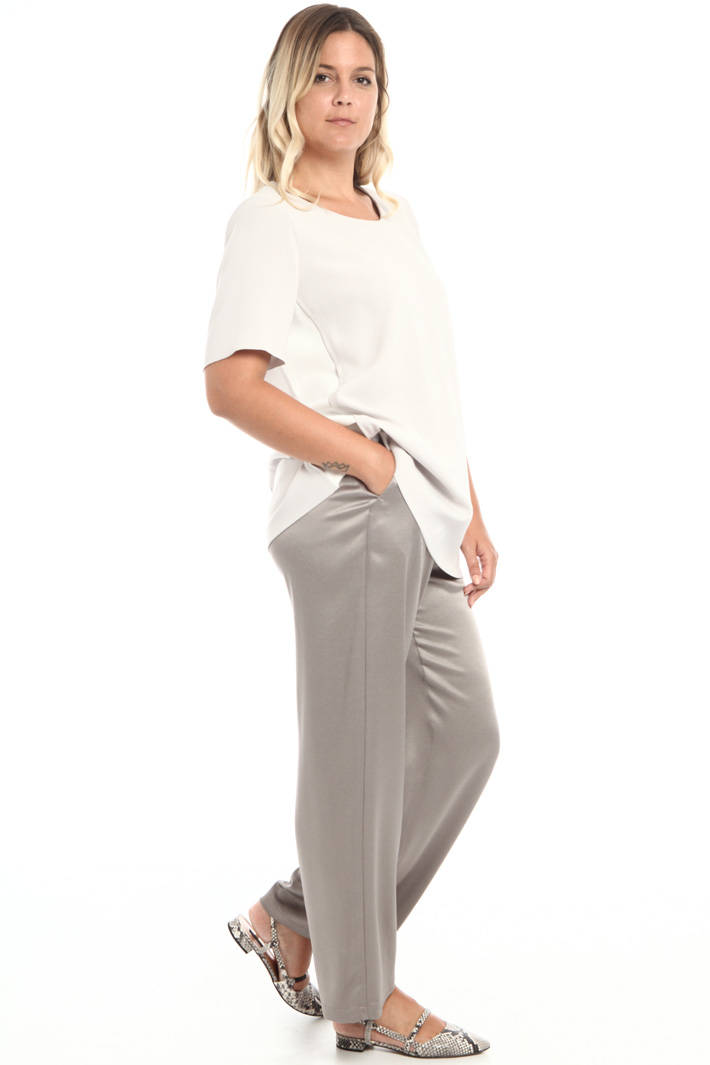 Pantaloni in raso sablé Fashion Market Pantaloni in raso sablé Fashion Market