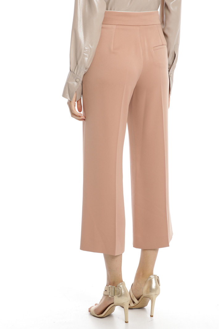 Pantaloni cropped in satin Fashion Market Pantaloni cropped in satin Fashion Market