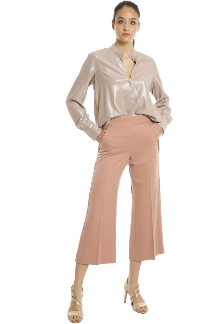 Pantaloni cropped in satin Fashion Market Pantaloni cropped in satin Fashion Market