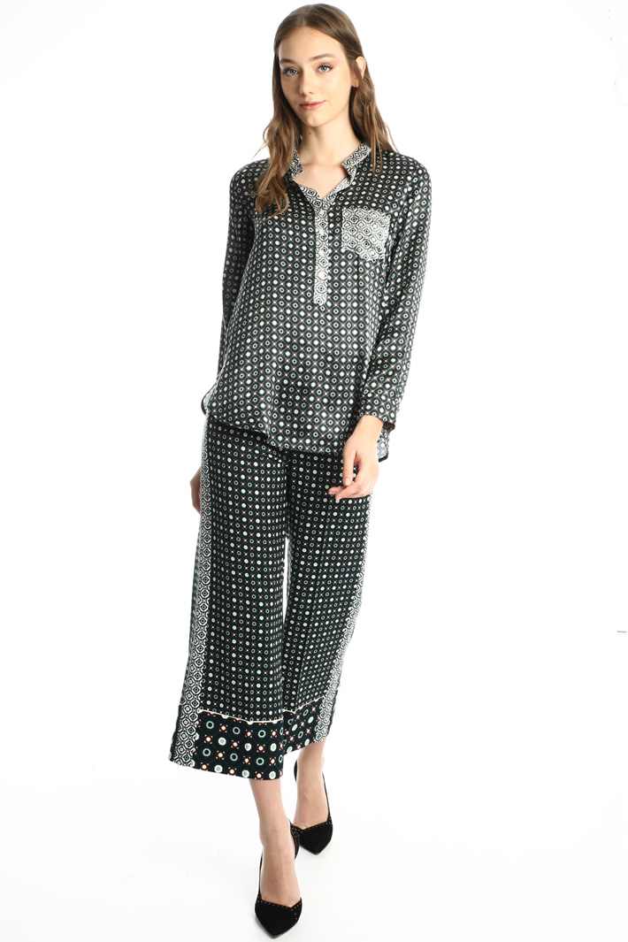 Pantaloni ampi in satin Fashion Market Pantaloni ampi in satin Fashion Market