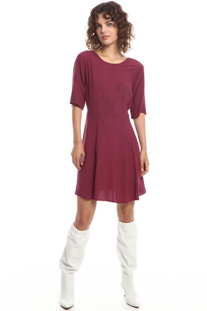 Abito svasato in enver satin Fashion Market Abito svasato in enver satin Fashion Market