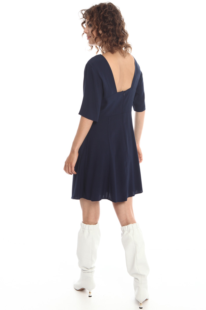 Abito svasato in enver satin Fashion Market Abito svasato in enver satin Fashion Market