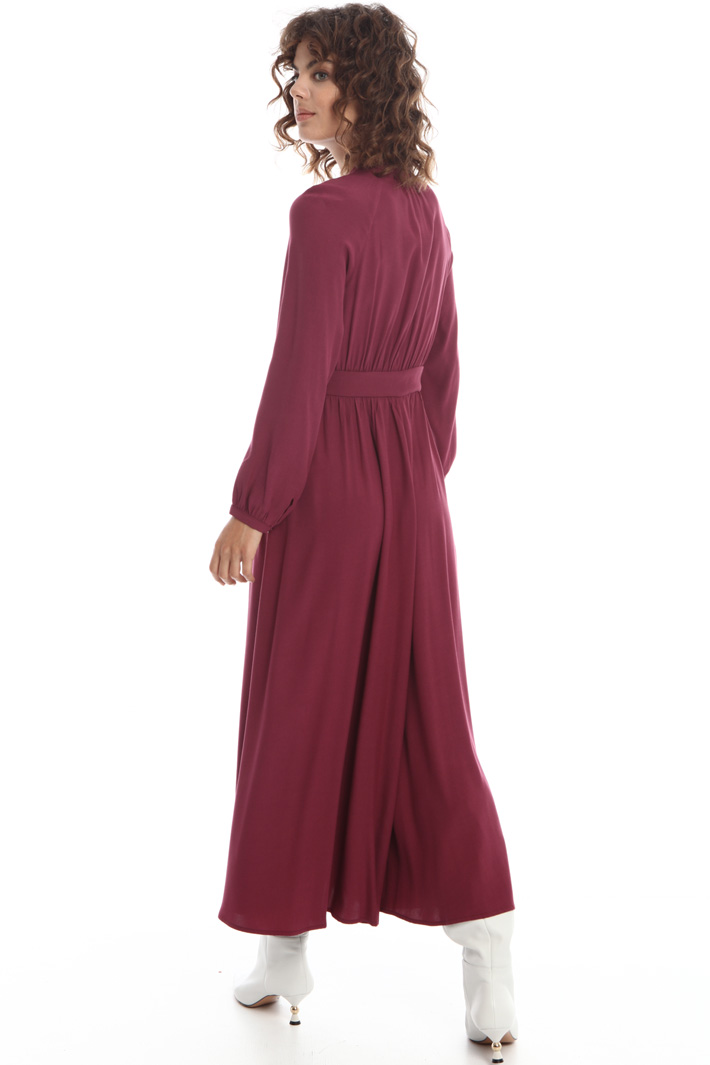 Abito lungo in enver satin Fashion Market Abito lungo in enver satin Fashion Market