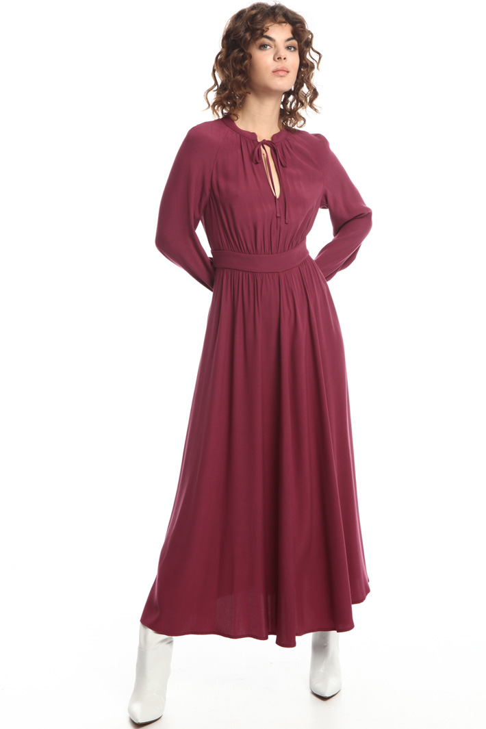 Abito lungo in enver satin Fashion Market Abito lungo in enver satin Fashion Market