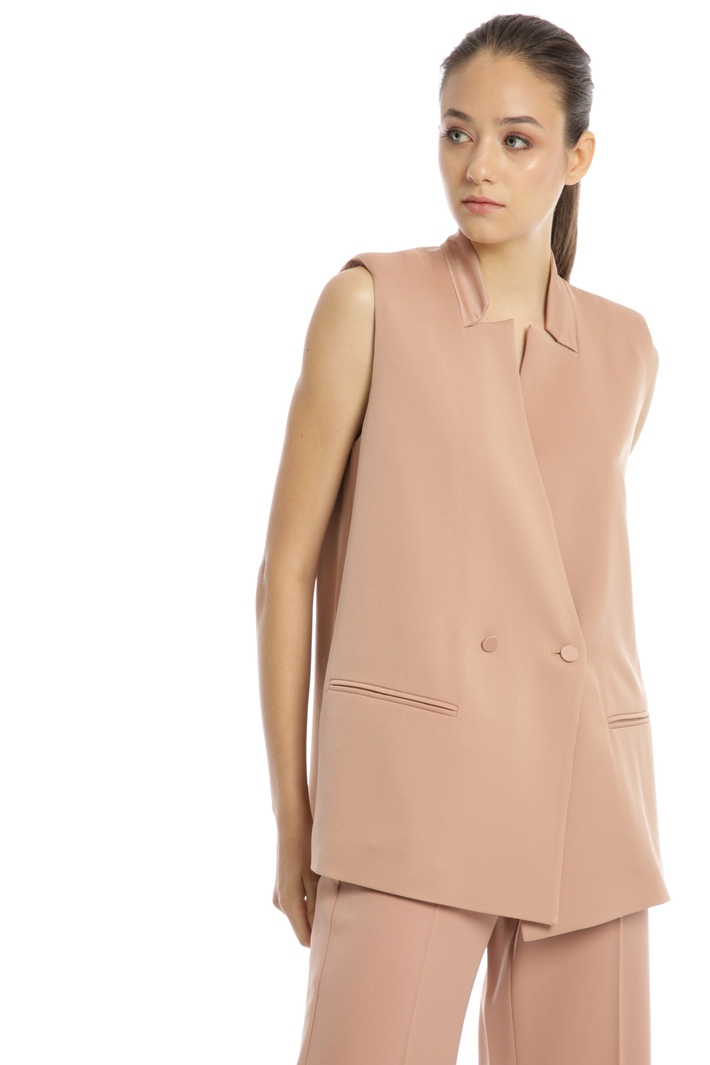 Gilet doppiopetto in satin Fashion Market Gilet doppiopetto in satin Fashion Market