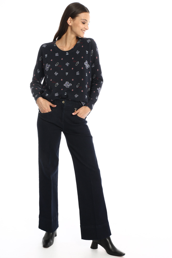 Maglia over in puro cotone Fashion Market Maglia over in puro cotone Fashion Market
