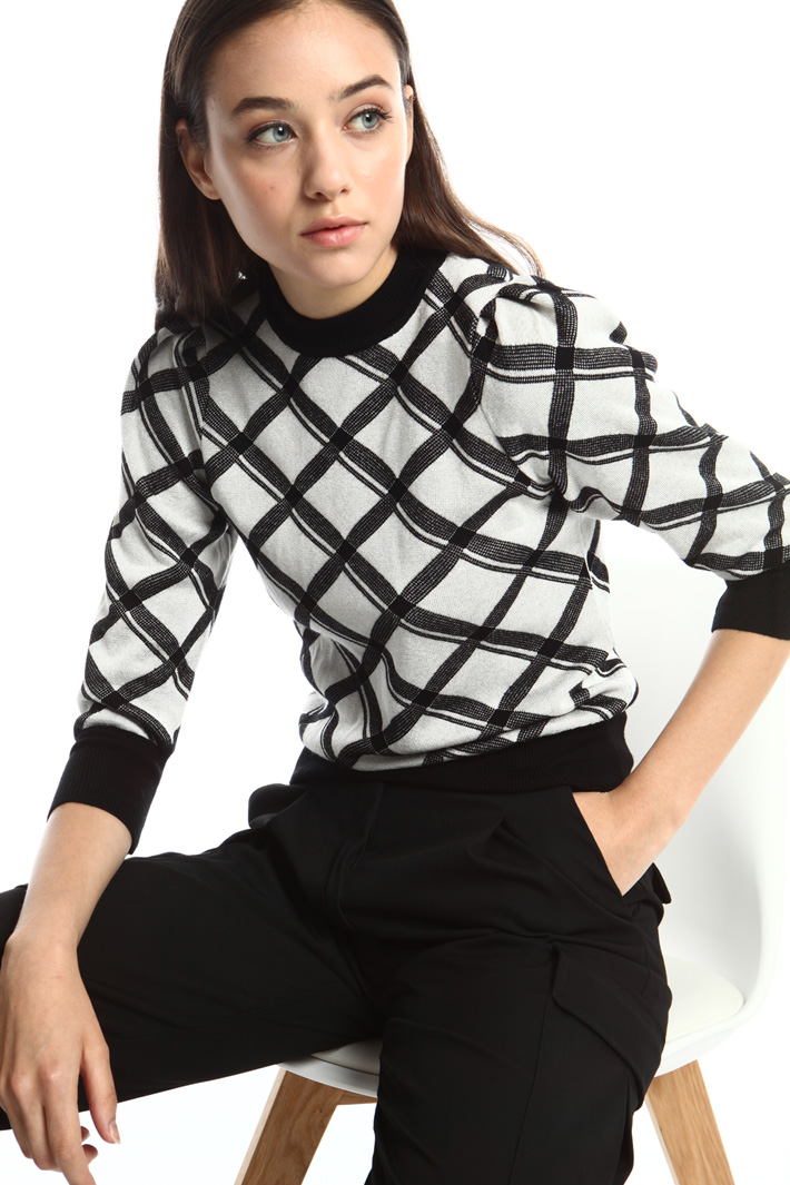 Maglia girocollo in misto lana Fashion Market Maglia girocollo in misto lana Fashion Market