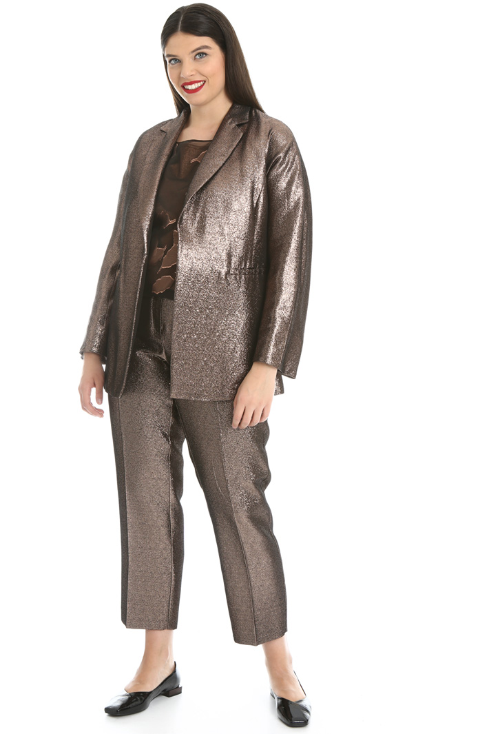 Blazer in cotone lamé Fashion Market Blazer in cotone lamé Fashion Market