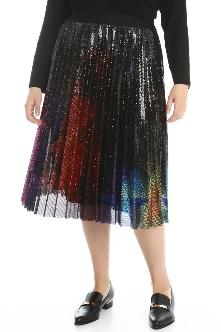 Gonna plissé con paillettes Fashion Market Gonna plissé con paillettes Fashion Market