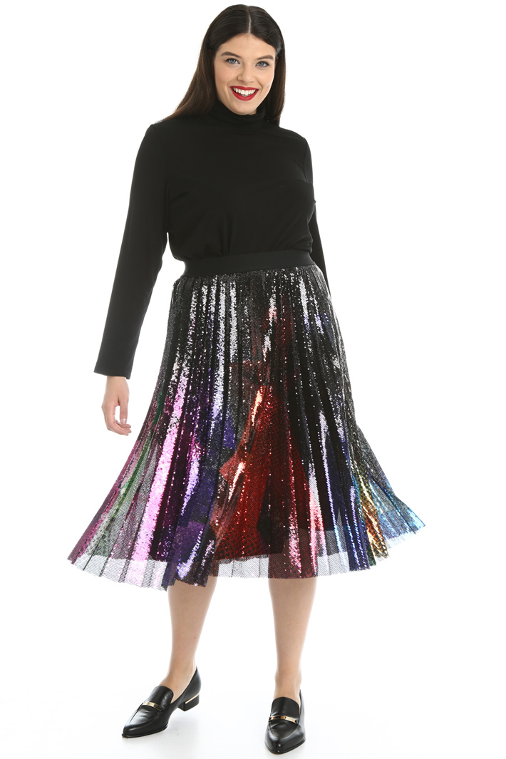 Gonna plissé con paillettes Fashion Market Gonna plissé con paillettes Fashion Market