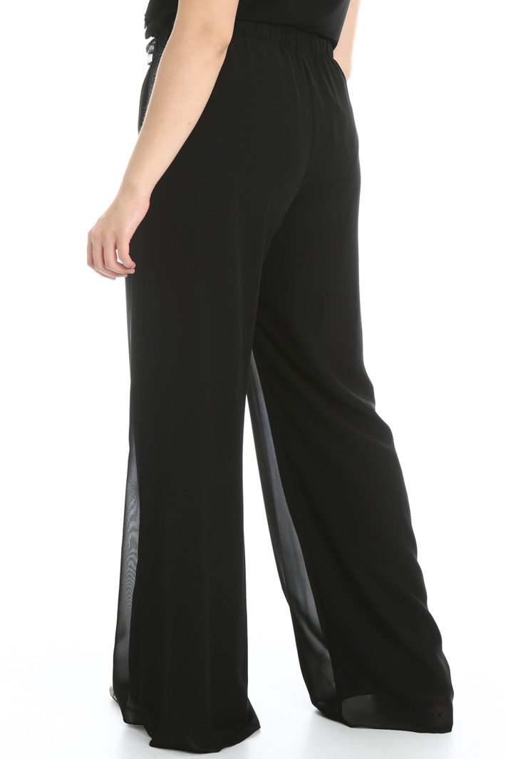 Pantaloni svasati in georgette Fashion Market Pantaloni svasati in georgette Fashion Market