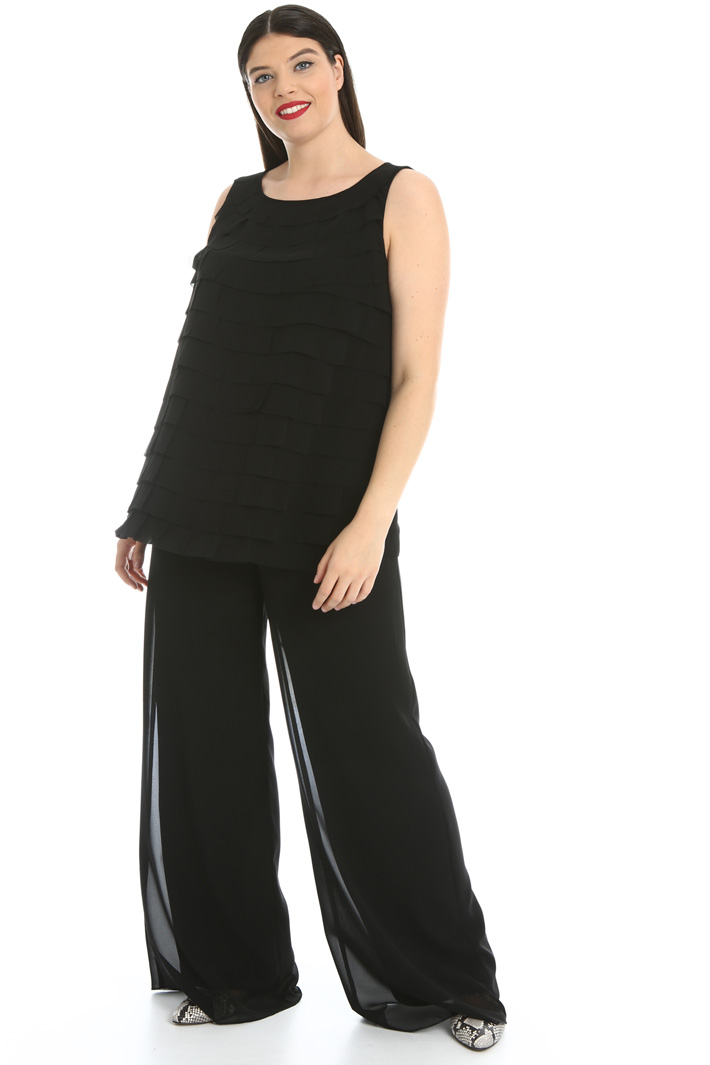 Pantaloni svasati in georgette Fashion Market Pantaloni svasati in georgette Fashion Market
