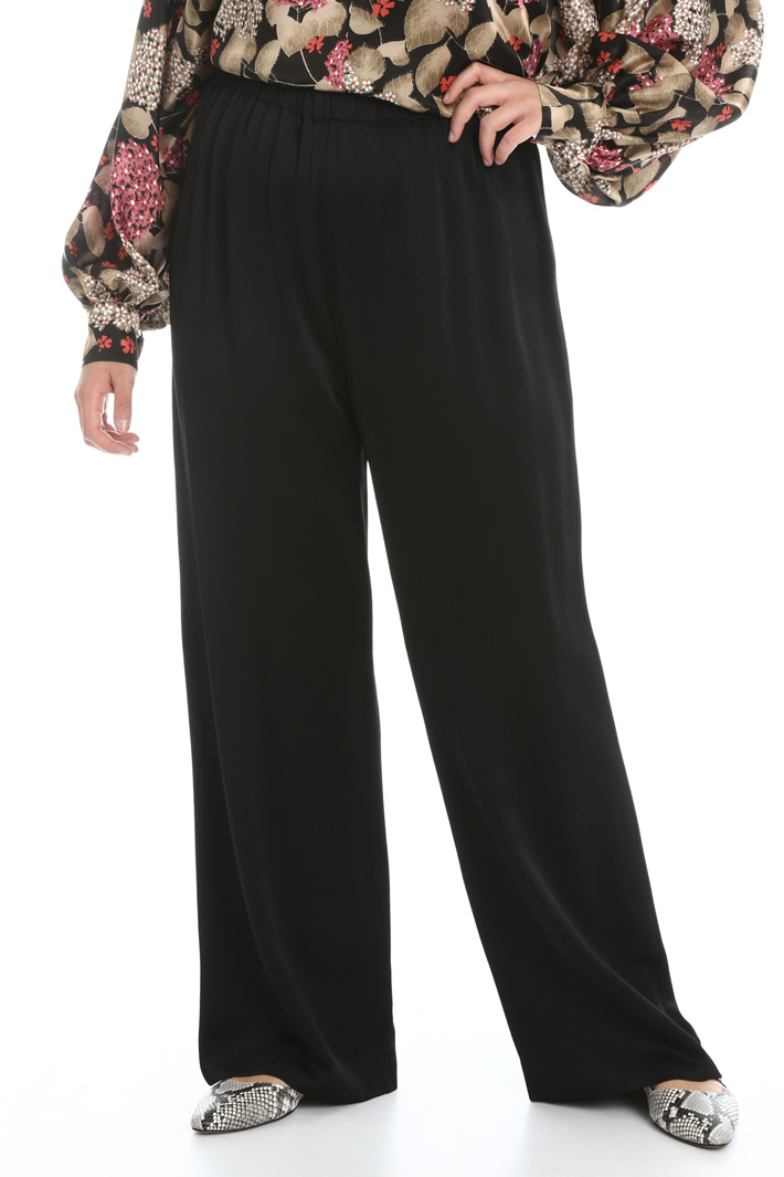 Pantaloni a palazzo in raso Fashion Market Pantaloni a palazzo in raso Fashion Market