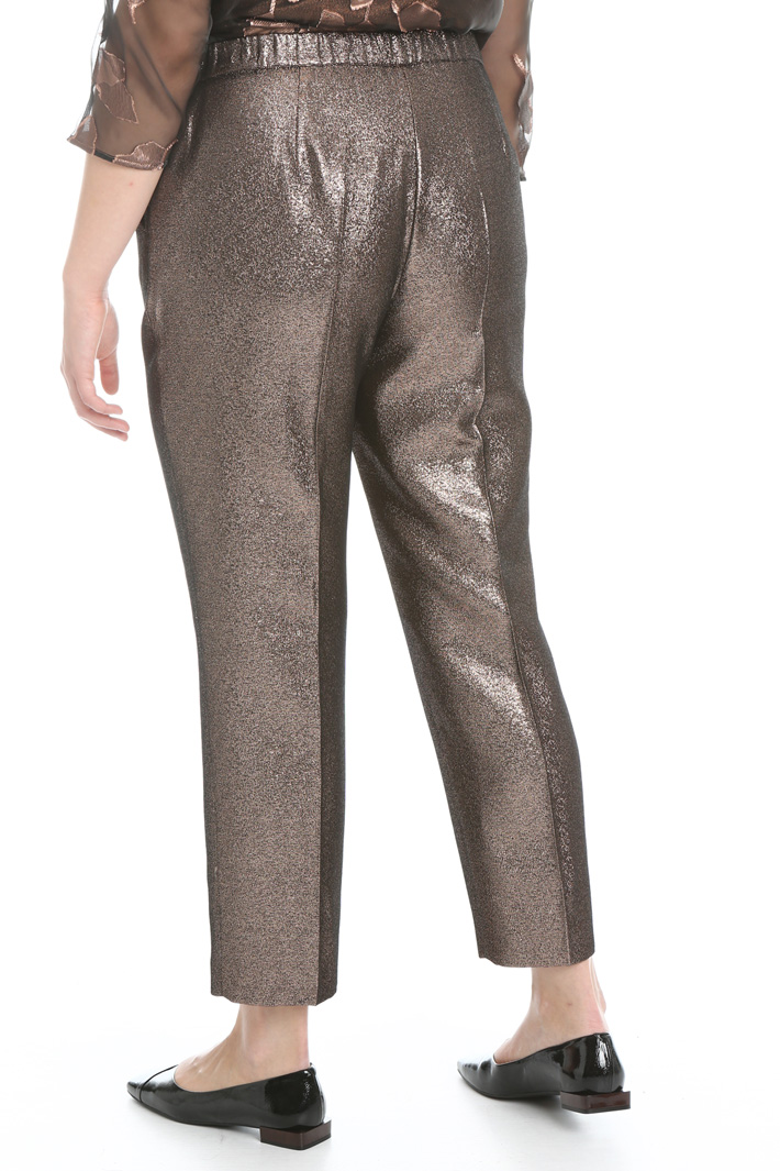 Pantaloni in cotone lamé Fashion Market Pantaloni in cotone lamé Fashion Market