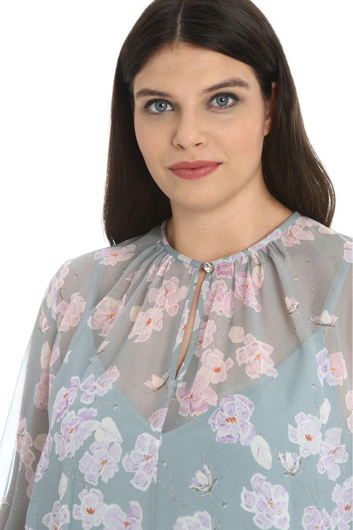Blusa in georgette di seta Fashion Market Blusa in georgette di seta Fashion Market