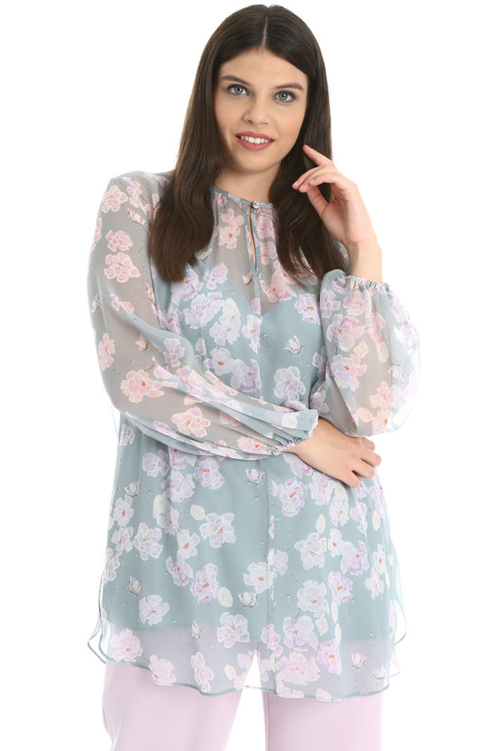 Blusa in georgette di seta Fashion Market Blusa in georgette di seta Fashion Market