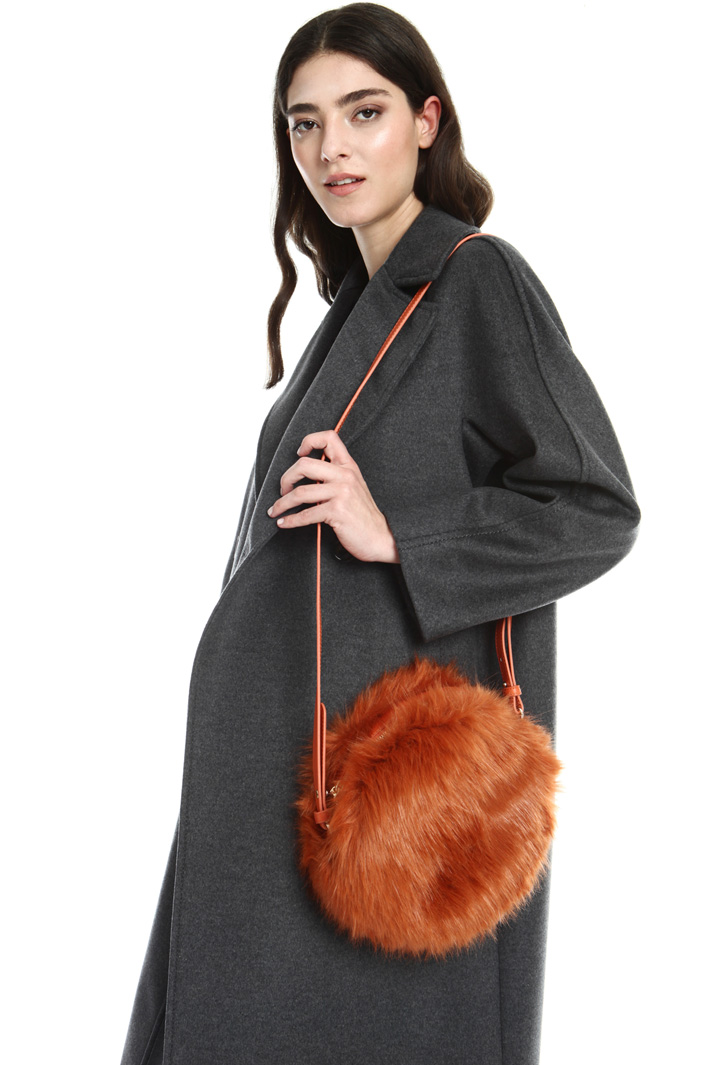 Borsa tonda in peluche Fashion Market Borsa tonda in peluche Fashion Market