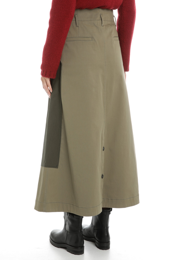 Gonna in twill di cotone Fashion Market Gonna in twill di cotone Fashion Market