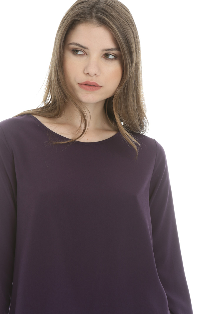 Blusa fluida in crêpe de chine Fashion Market Blusa fluida in crêpe de chine Fashion Market