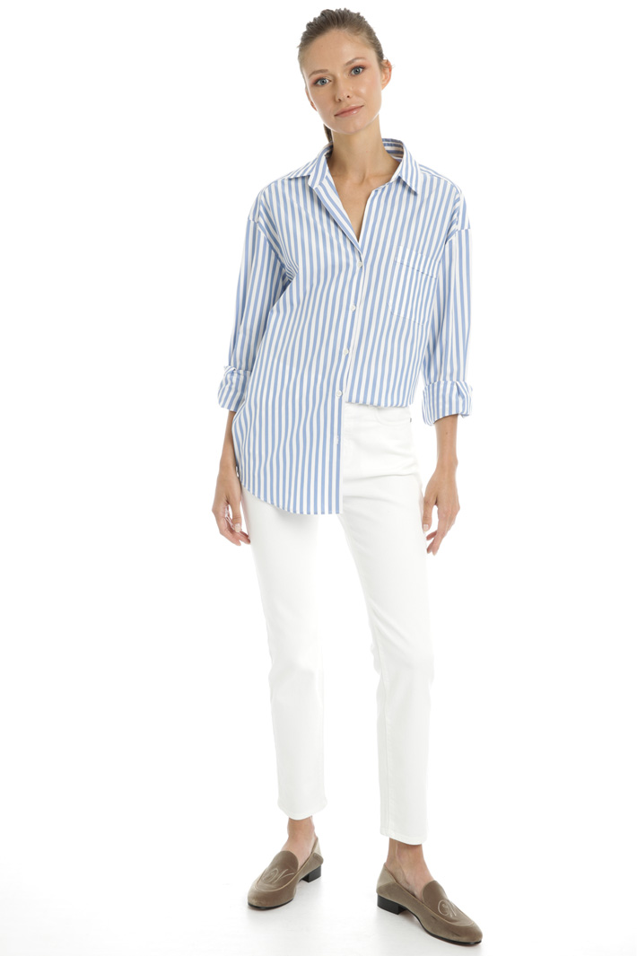 Camicia in popeline di cotone Fashion Market Camicia in popeline di cotone Fashion Market
