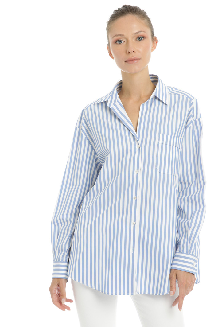 Camicia in popeline di cotone Fashion Market Camicia in popeline di cotone Fashion Market