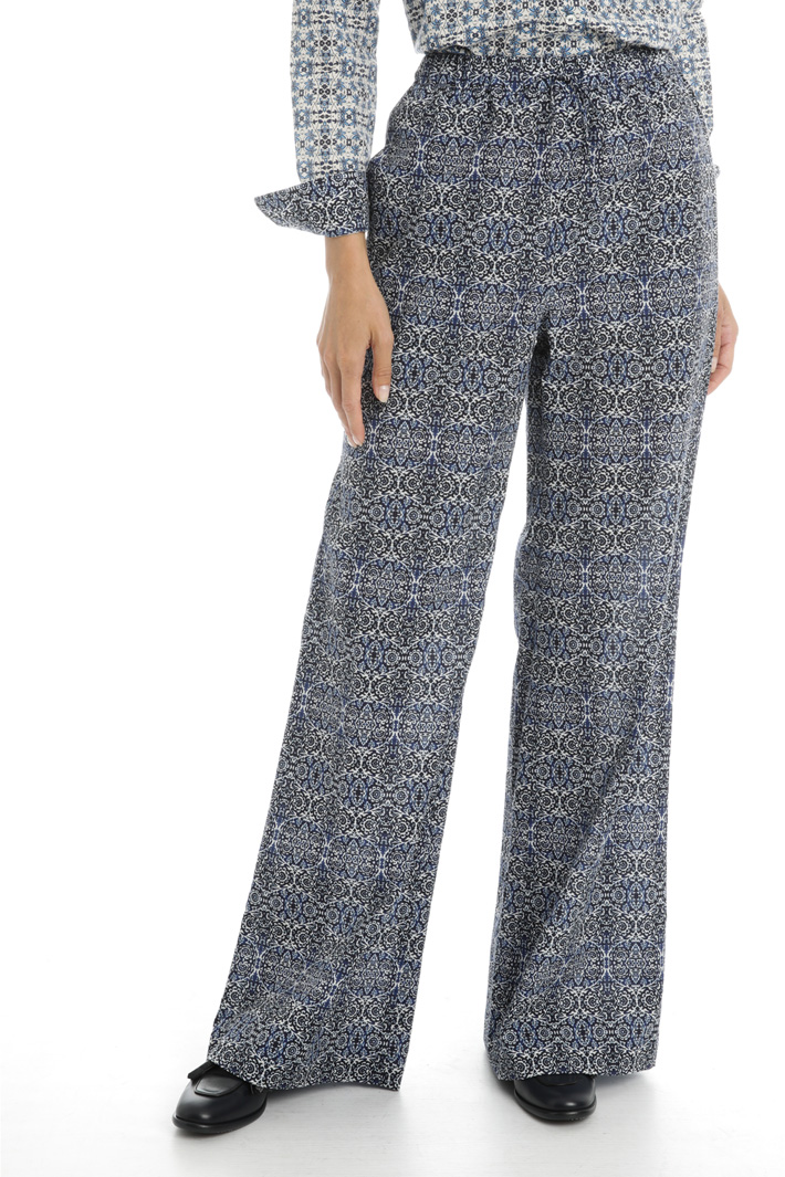 Pantaloni in voile di cotone Fashion Market Pantaloni in voile di cotone Fashion Market