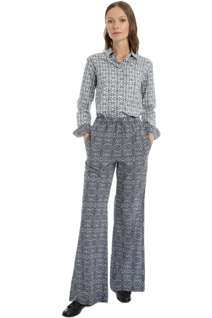 Pantaloni in voile di cotone Fashion Market Pantaloni in voile di cotone Fashion Market