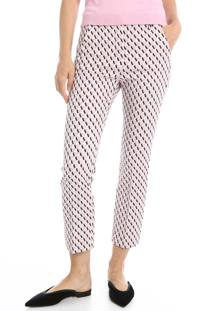 Pantaloni in cotone jacquard Fashion Market Pantaloni in cotone jacquard Fashion Market