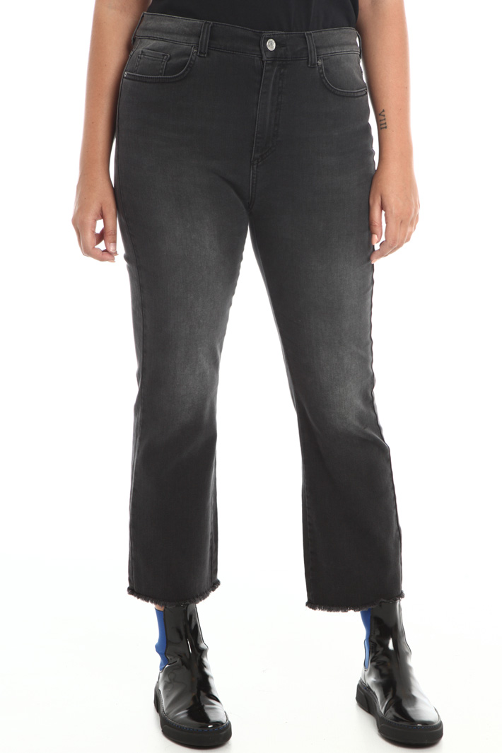 Jeans a zampa in denim stretch Fashion Market Jeans a zampa in denim stretch Fashion Market