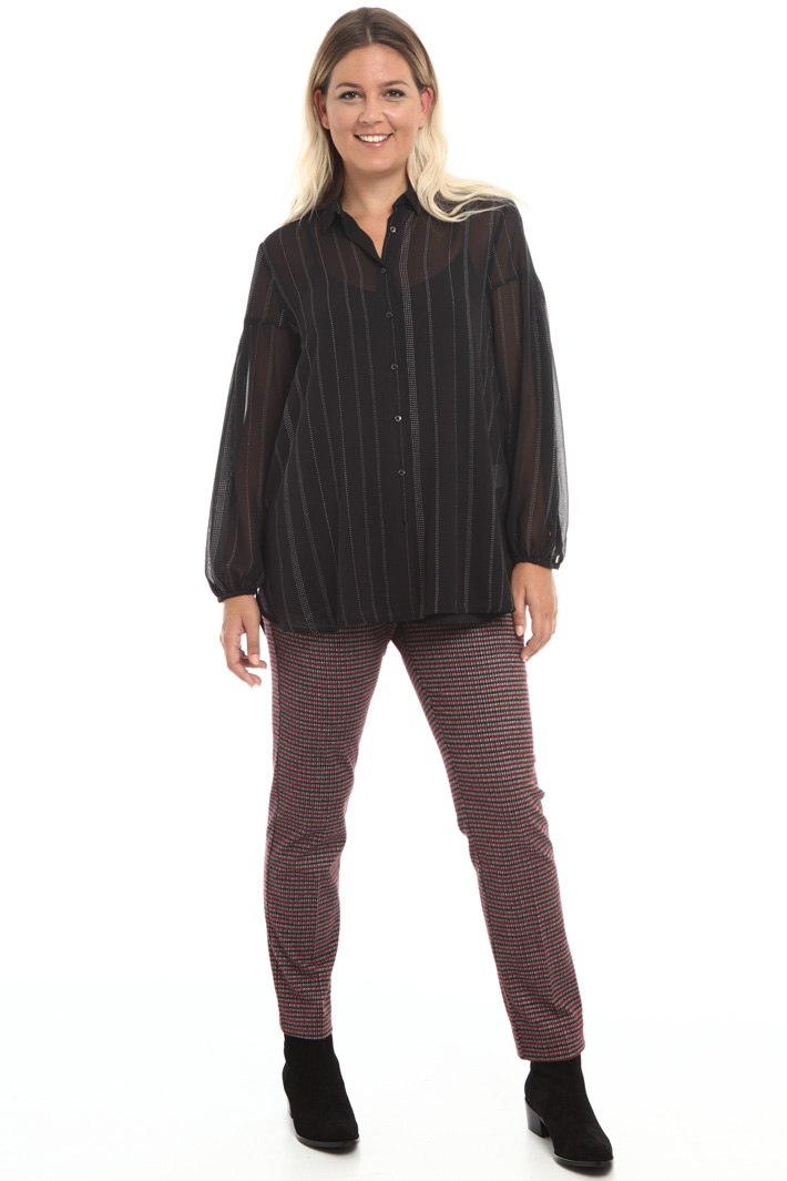 Camicia in georgette fluida Fashion Market Camicia in georgette fluida Fashion Market