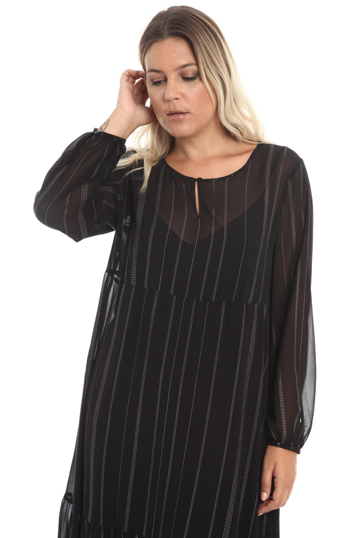 Abito in georgette con borchie Fashion Market Abito in georgette con borchie Fashion Market