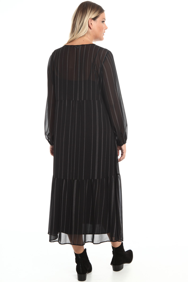 Abito in georgette con borchie Fashion Market Abito in georgette con borchie Fashion Market