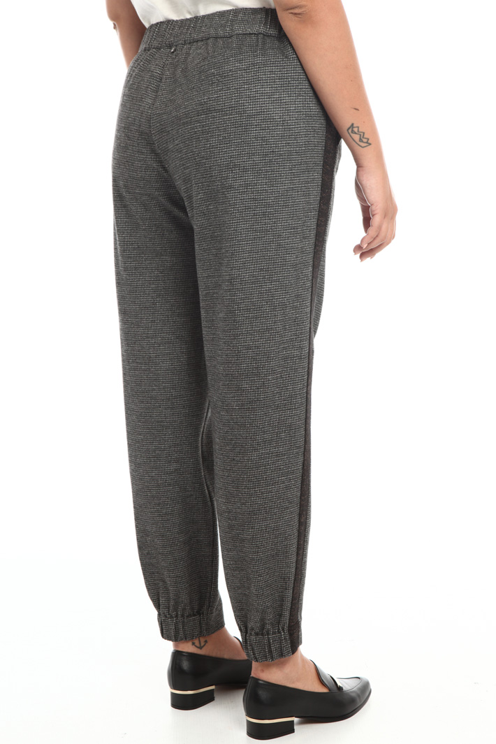 Pantaloni in jersey tinto filo Fashion Market Pantaloni in jersey tinto filo Fashion Market