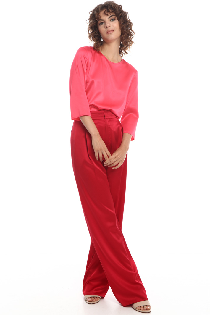 Blusa in raso di seta Fashion Market Blusa in raso di seta Fashion Market